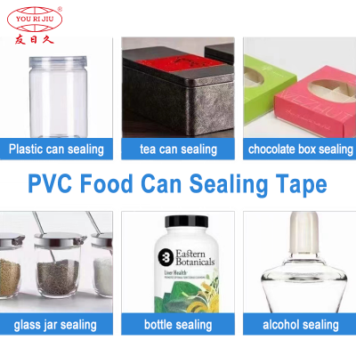 Yourijiu Food Can Box Sellado sin cinta transparente de PVC residual